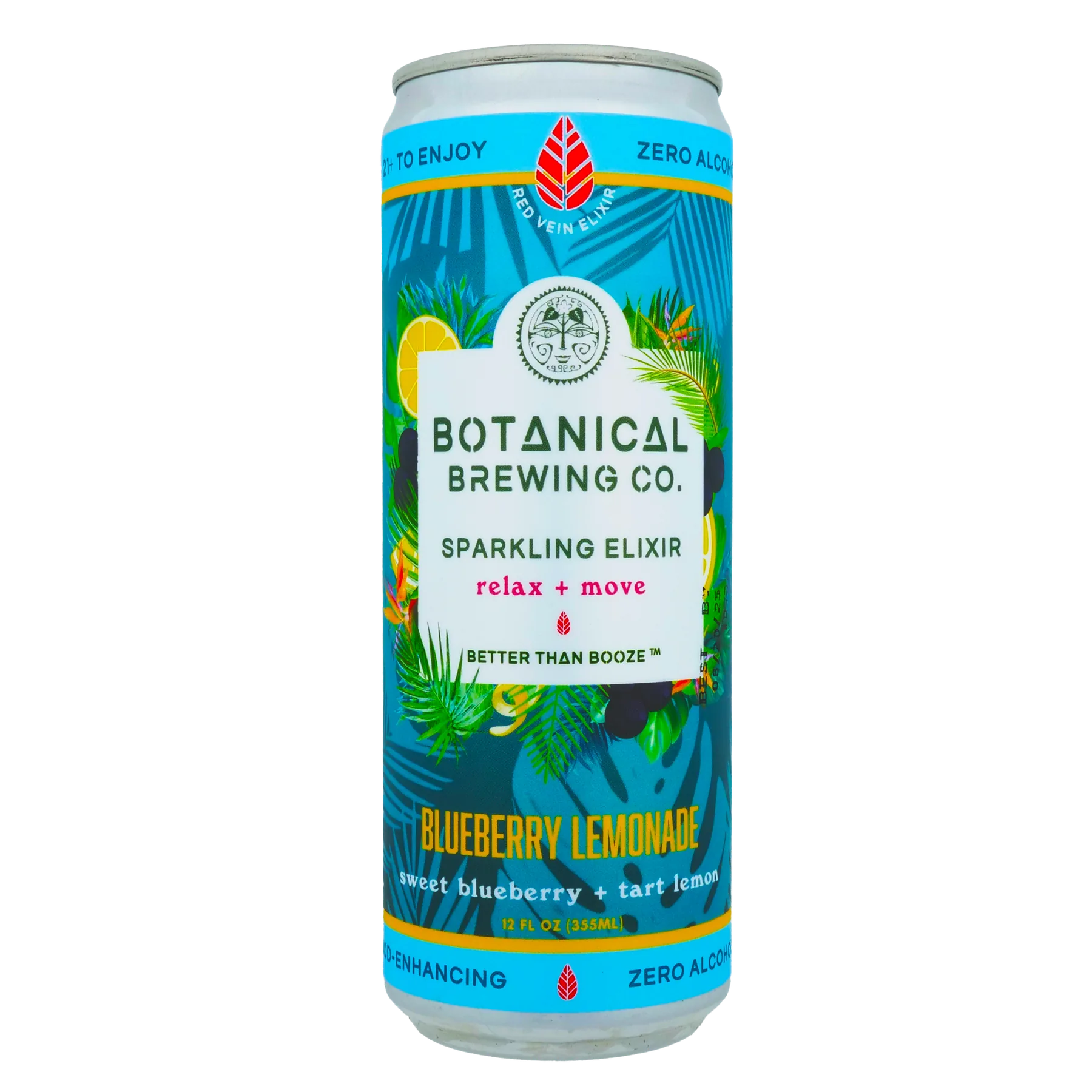 Red Elixir Blueberry Lemonade can