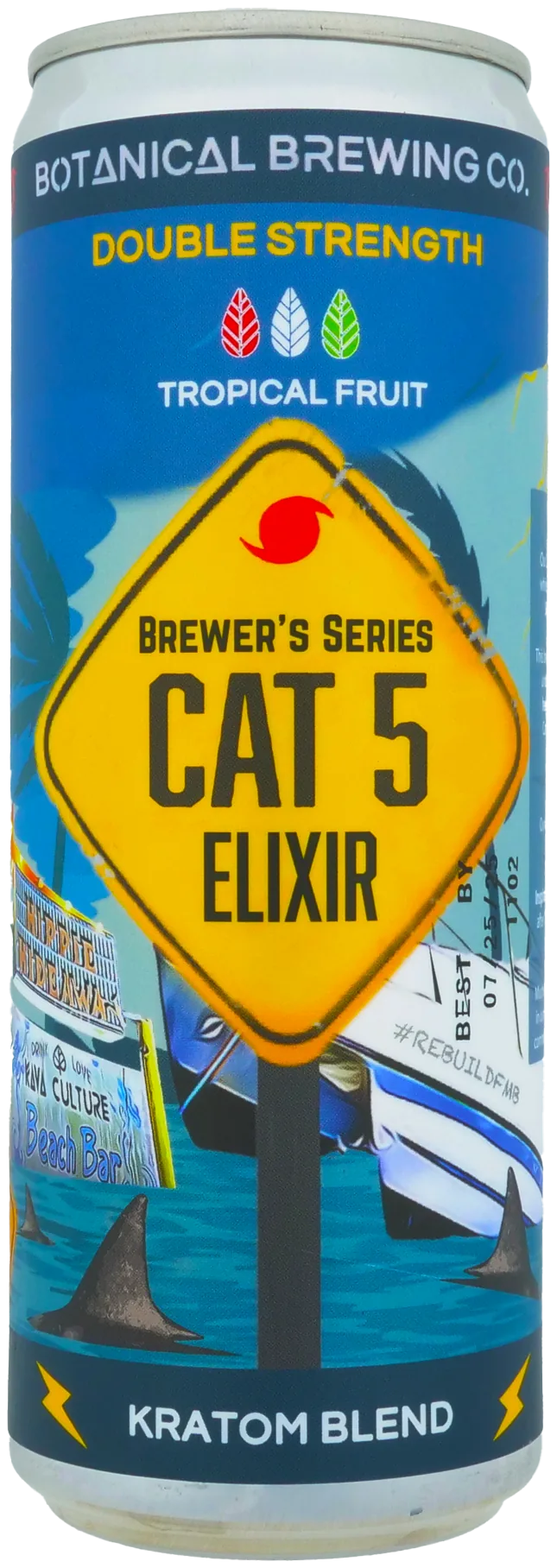 Green Cat 5 Elixir Blend can